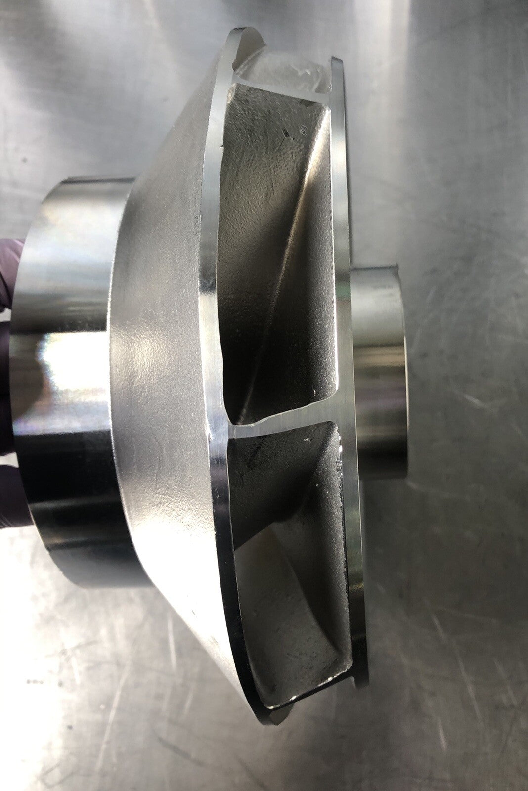 Stainless Steel Pump Impeller 9" Heavy Duty 8 Blade Internal Goulds NEW!!