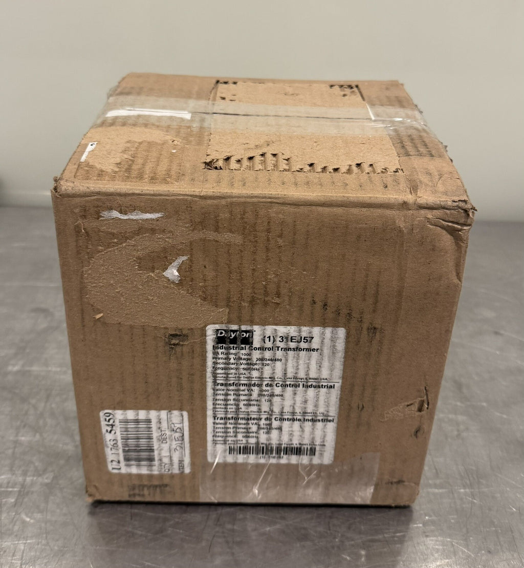 Dayton 31EJ57 Control Transformer 1000VA 50/60Hz NEW IN BOX! DAMAGED CONNECTIONS