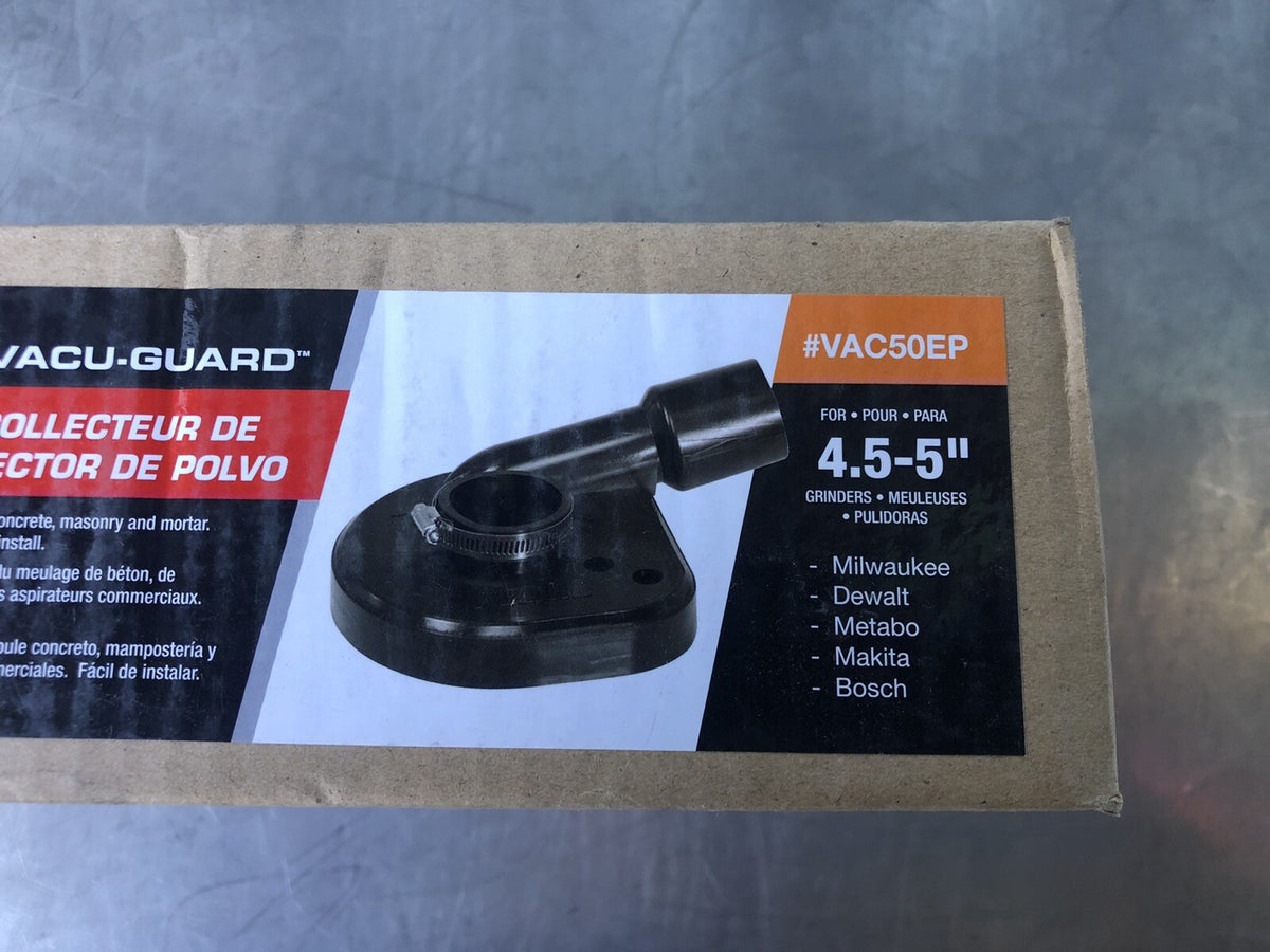 Pearl VAC50EP VacuGuard Dust Shroud 4-1/2” 5” Grinder NEW IN BOX! FREE SHIPPING!
