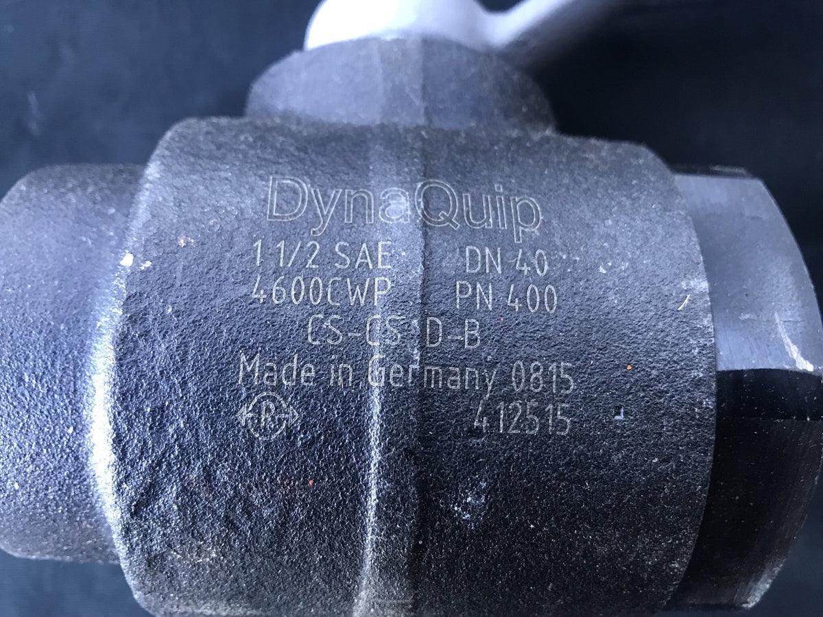 DynaQuip valve 4600CWP PN 400 CS-CS-D-B NEW! FREE SHIPPING!