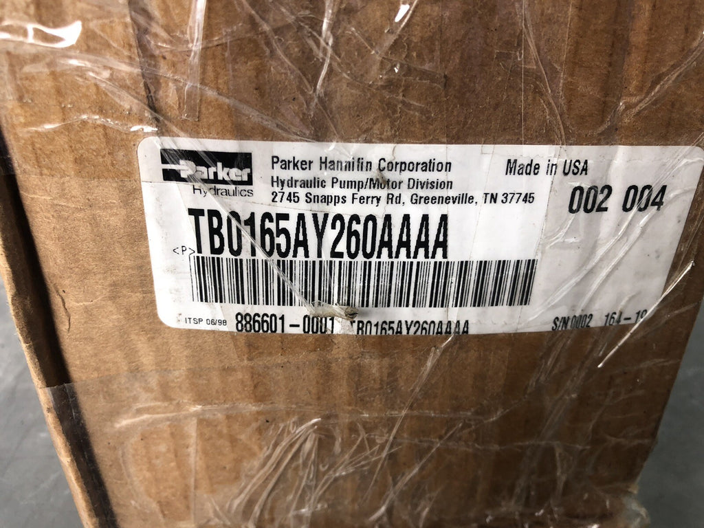 Parker TB0165AY260AAAA Hydraulic Motor NEW! FREE SHIPPING!!