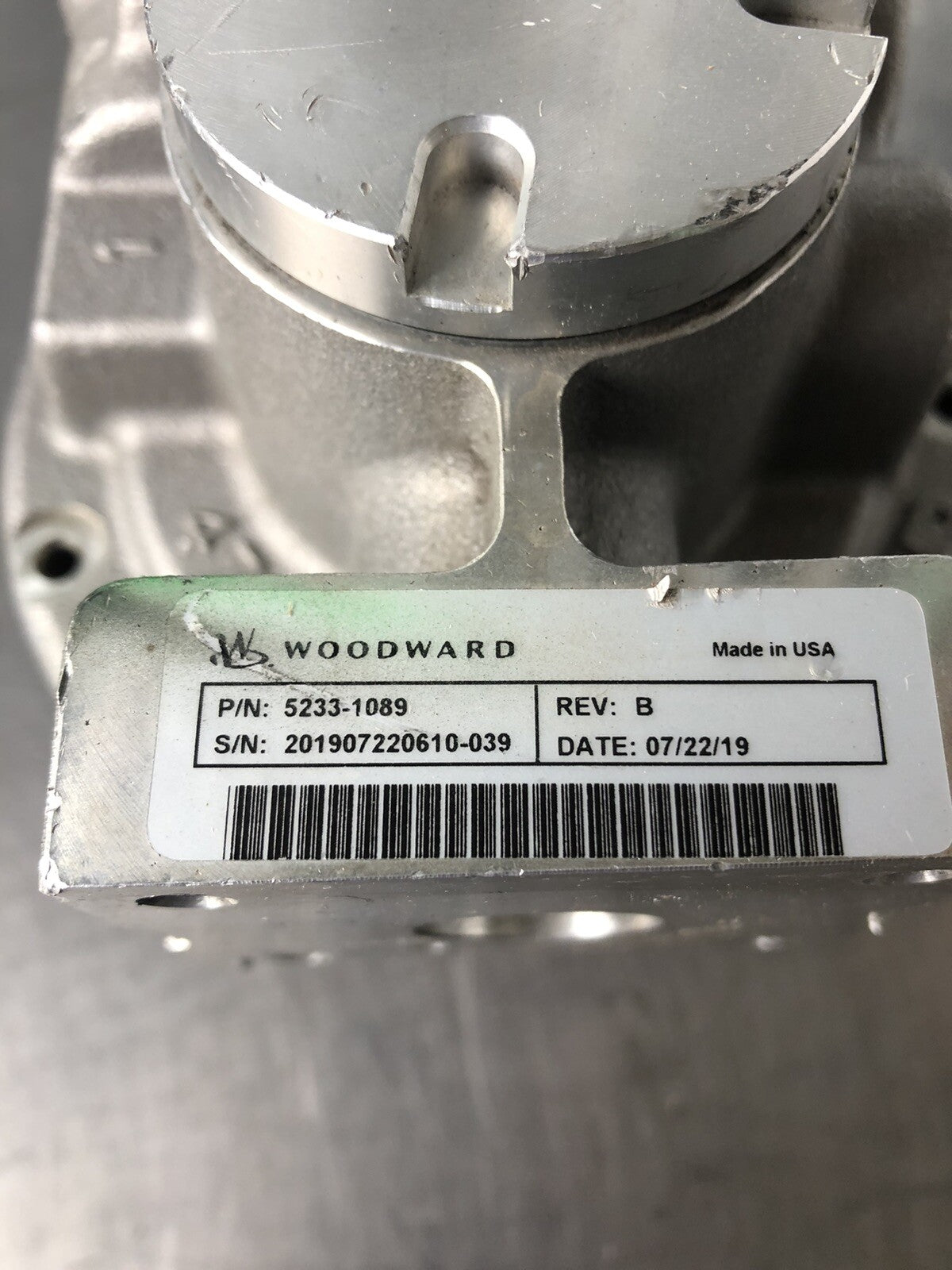 Woodward 5233-1089 Valve Gas NEW!! FREE SHIPPING!!