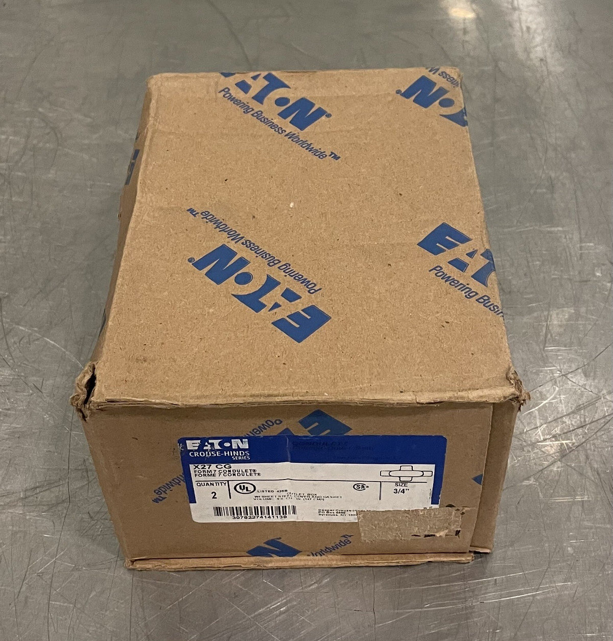 Eaton X27 CG 2 PACK Conduit Outlet Body 3/4” NEW! FREE SHIPPING!