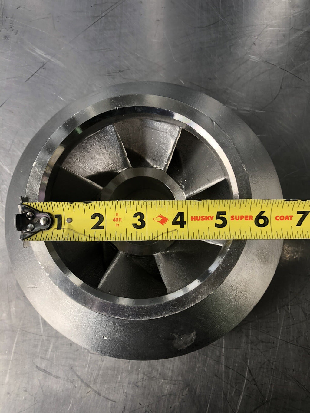 Stainless Steel Pump Impeller 9" Heavy Duty 8 Blade Internal Goulds NEW!!