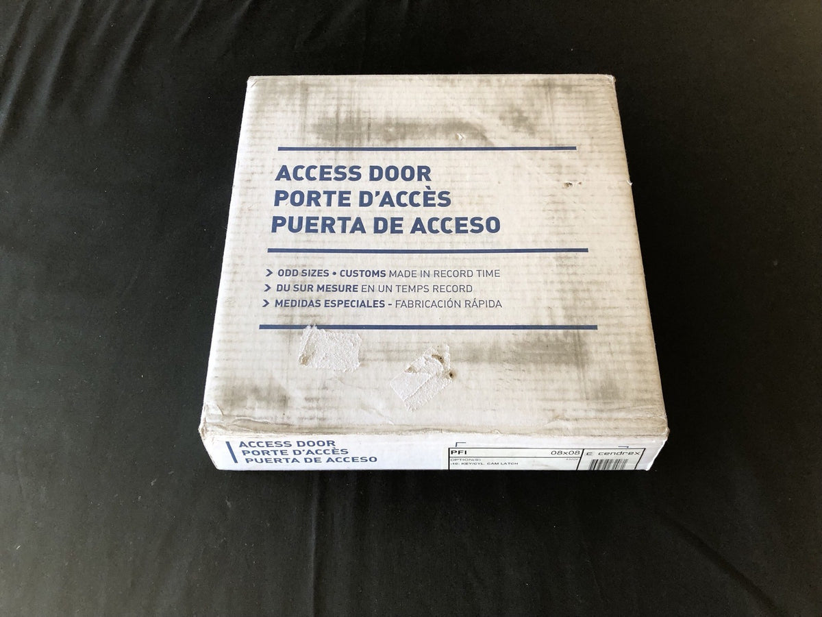 Cendrex PFI 08x08 Fire Rated Insulated Access Door W/ Key Cylinder Cam Latch NEW