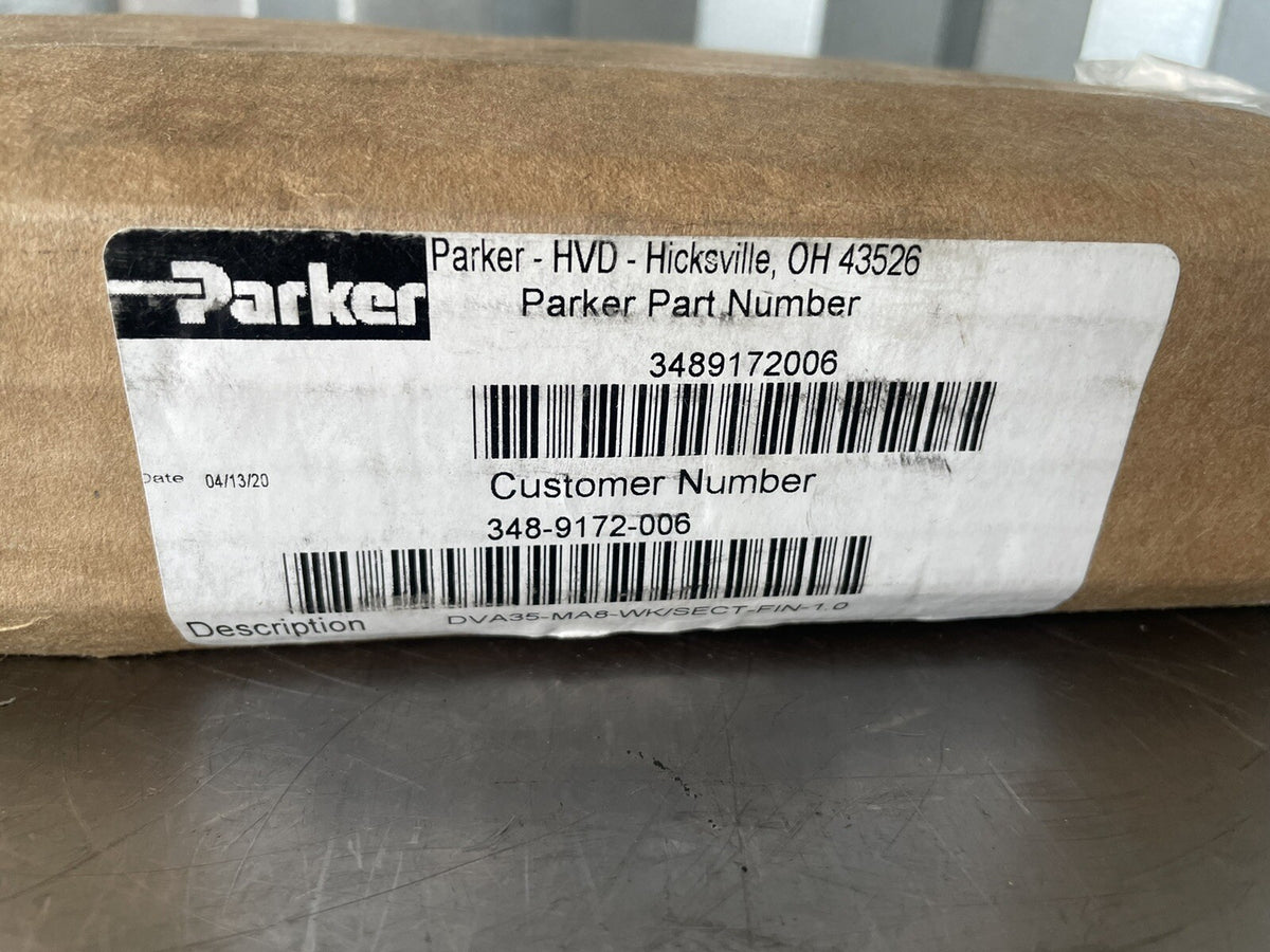 Parker 3489172006 TOR Section Hydraulic Valve NEW! FREE SHIPPING!