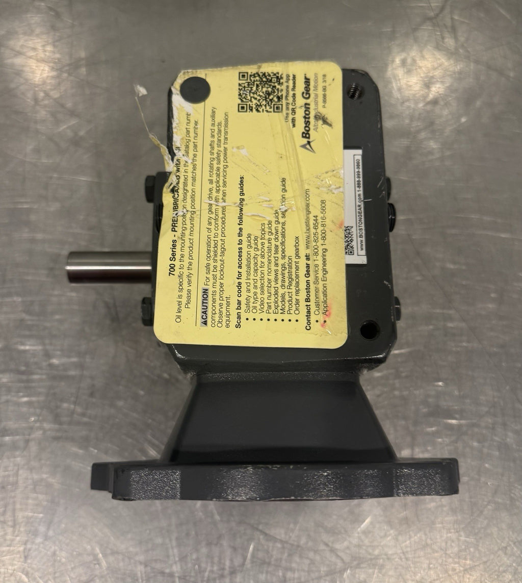 Boston Gear F715-20KT-B5-G2-T1 Gearbox 20:1 Ratio NEW! FREE SHIPPING!