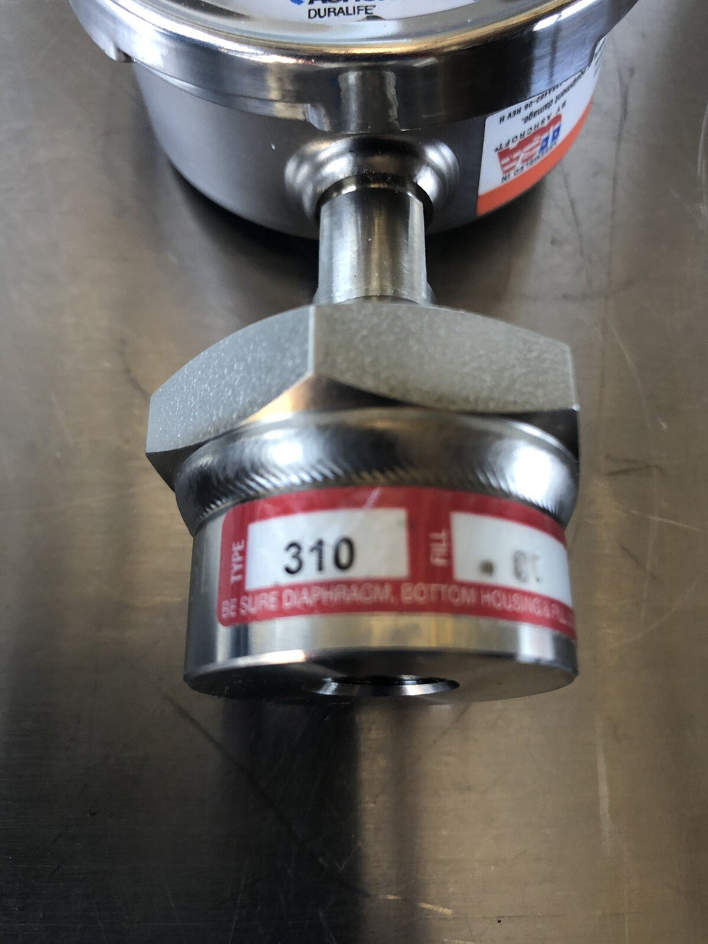 Ashcroft 310 Gauge 316L SS 0-160 PSI NEW!!! FREE SHIPPING!!!