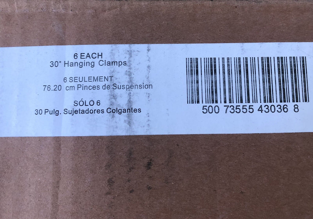 Safco 4303-6 Print-Lock Plan Hold Hanging Clamps 6PACK NEW!! FREE SHIPPING!!