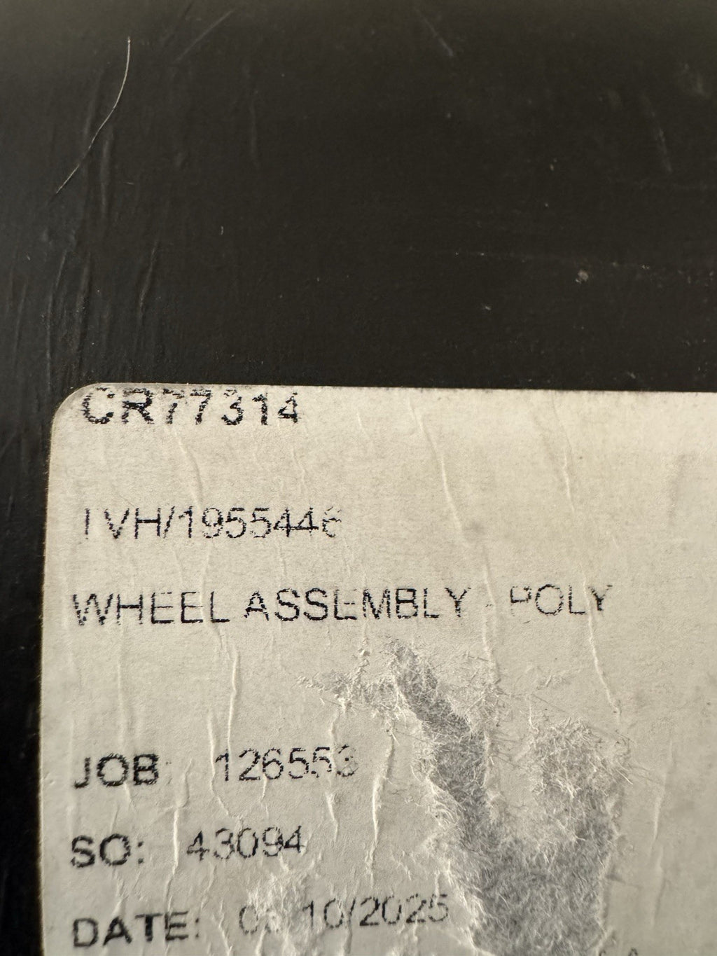 CR77314 Crown Poly Wheel Lift Truck NEW! FREE SHIPPING!