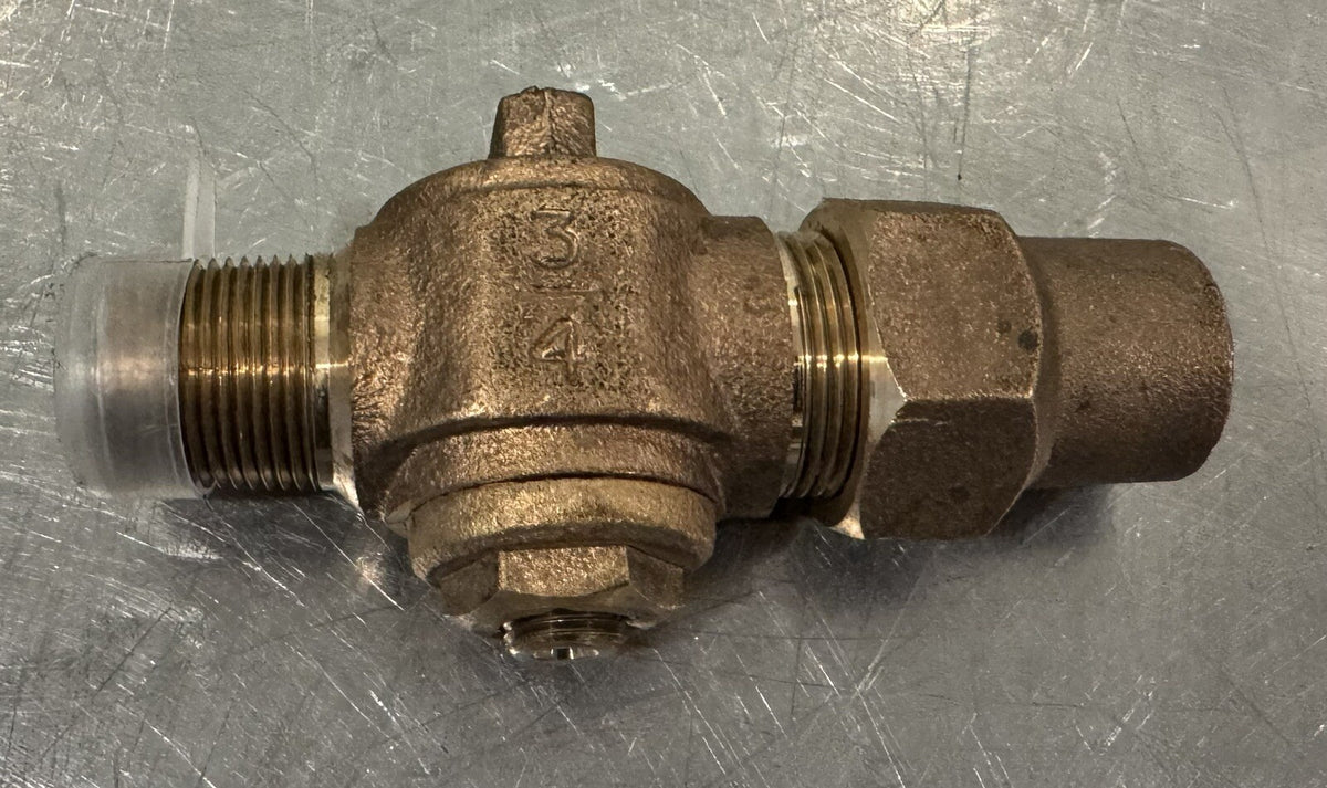 Corp Stop Valve 3/4” Brass Shut Off Valve NEW! FREE SHIPPING!