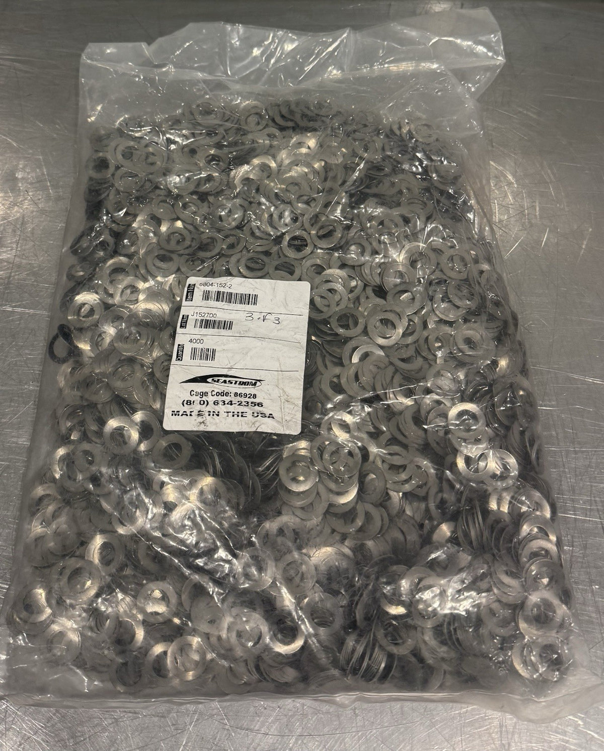 Seastrom 5804-152-2 Spring Washers PACK OF 4000 NEW! FREE SHIPPING!