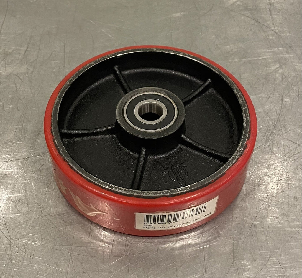 Mighty Lift Poly Wheel 7" X 2” Red NEW! FREE SHIPPING!