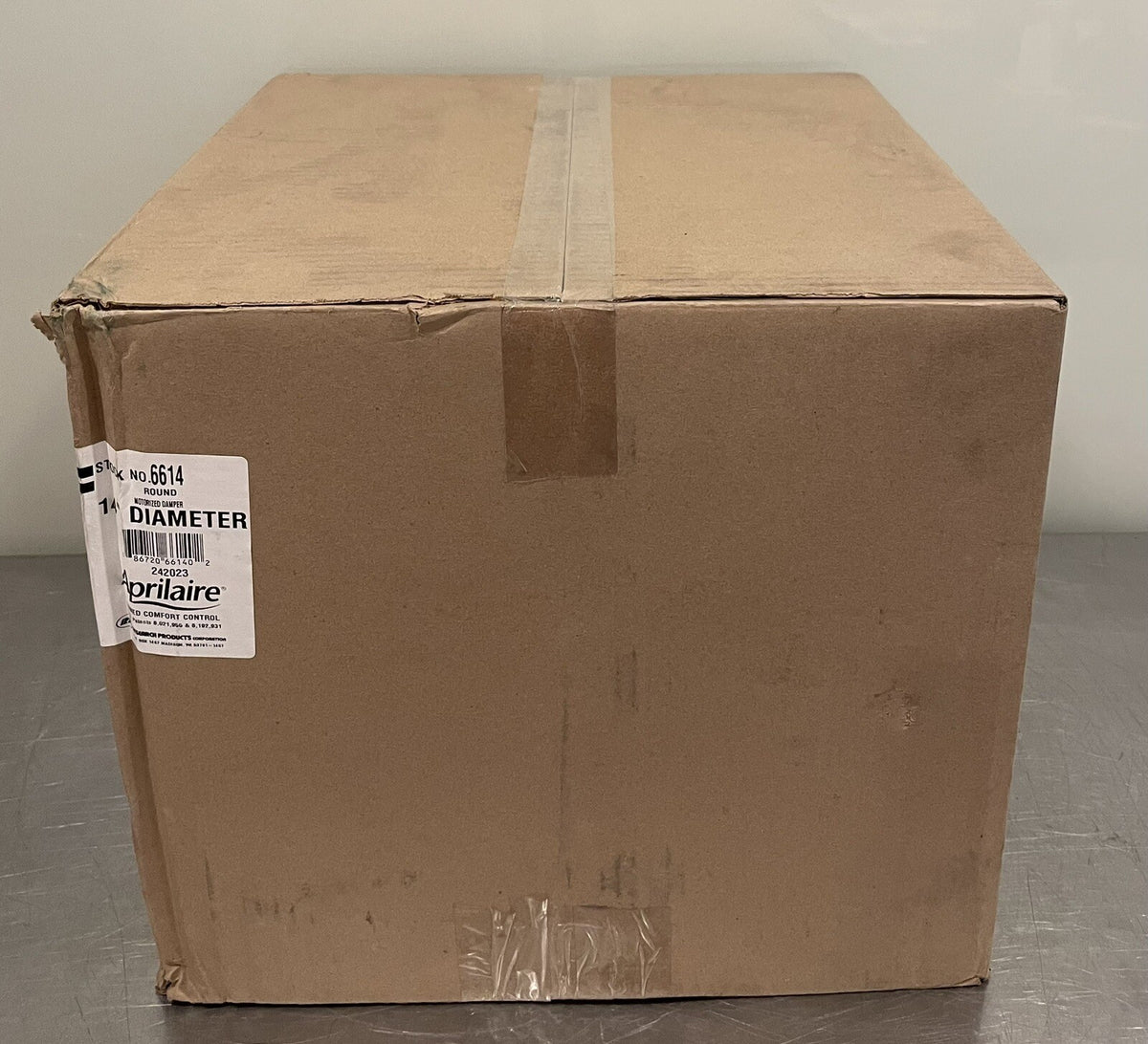 Aprilaire 6614 Round Zone Damper Normally Open Power Close NEW IN BOX!