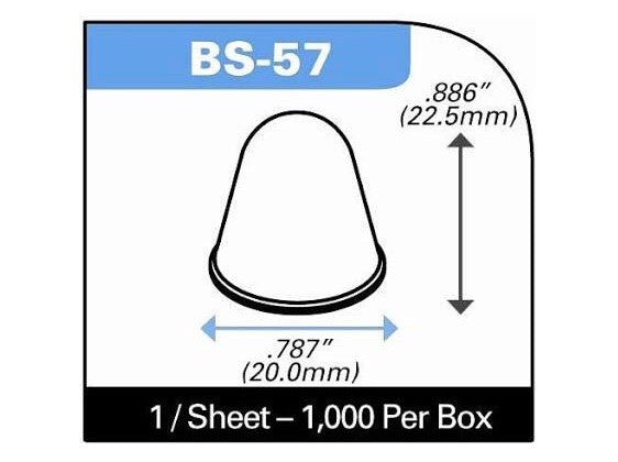 Self Adhesive Rubber Bumper Feet Black .787" X .886" BS57 New FREE SHIPPING!!!