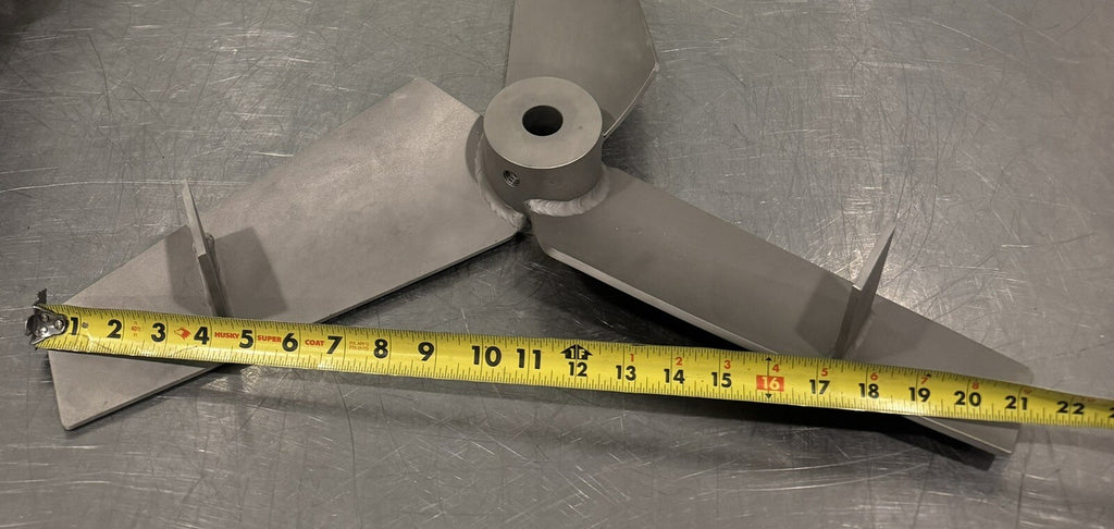 Promix Mixing Impeller 3 Blade W/ Fins NEW! FREE SHIPPING!