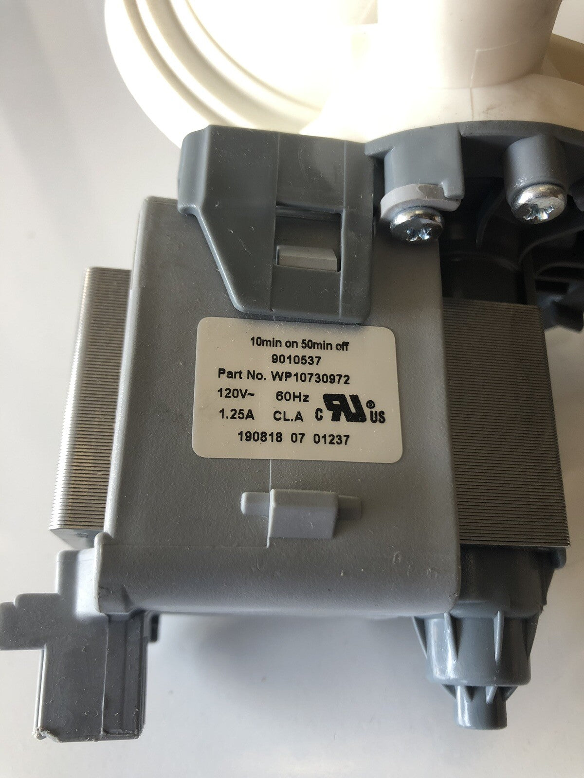 Whirlpool WP10730972 Washer Water Pump NEW!!! FREE SHIPPING!!!