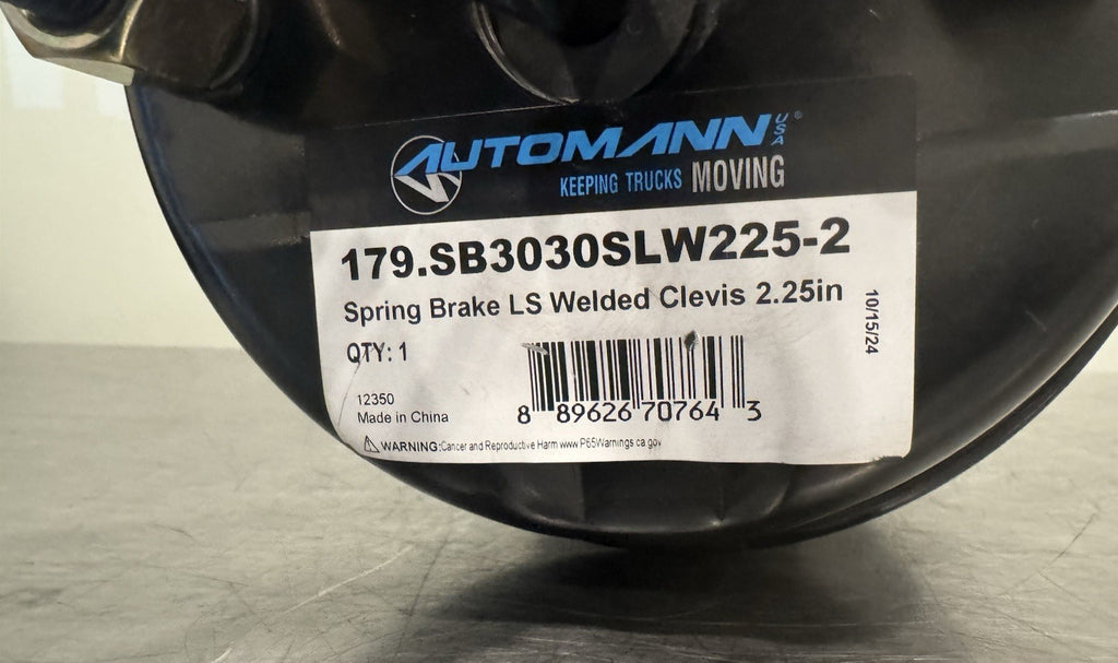 Automann 179.SB3030SLW225-2 Spring Brake Chamber Welded Clevis NEW! SHIPS FREE!