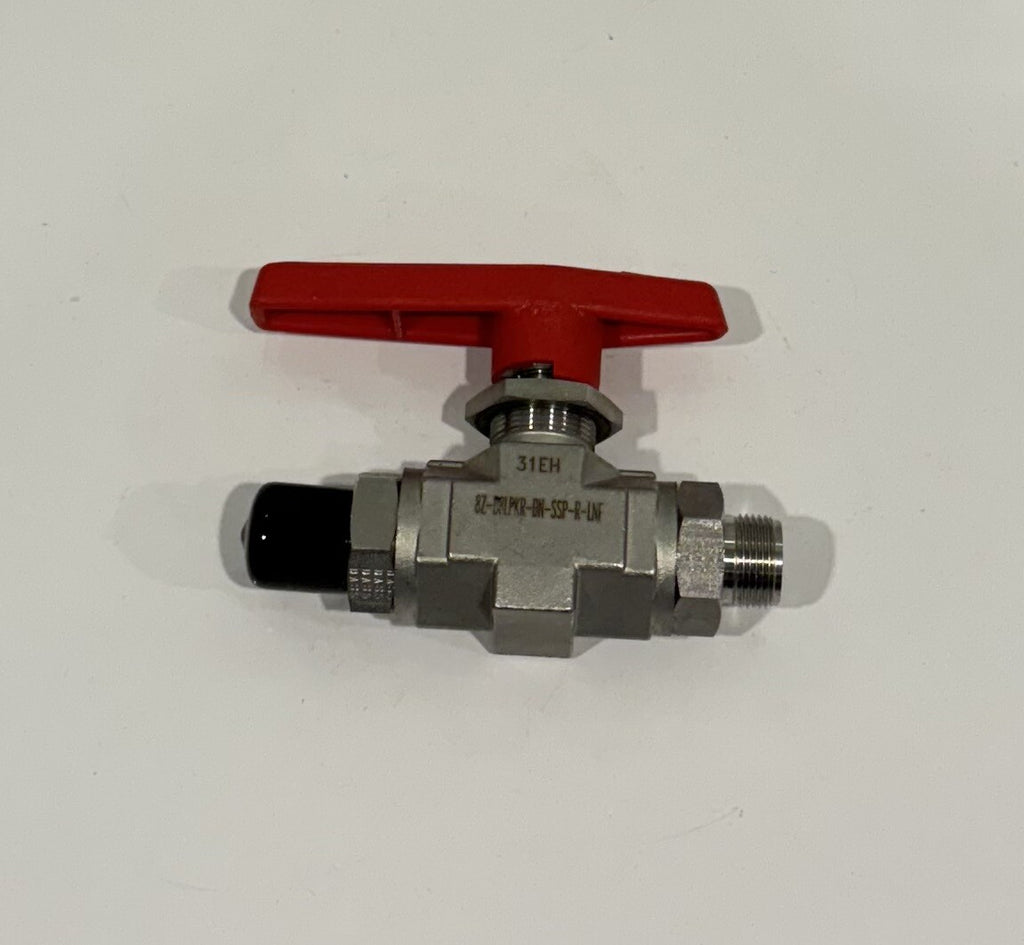 Parker 8Z-B8LPKR-BN-SSP-R-LNF 2-Way Ball Valve Stainless NEW! FREE SHIPPING!