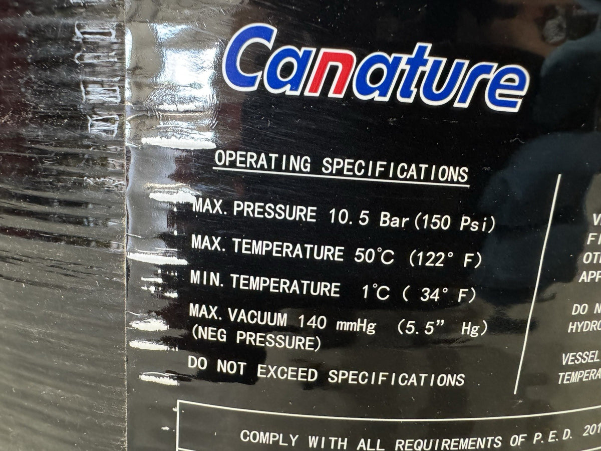 Canature Water Softener Tank 12x52 Tank Assy TP1252 BLK 10% VC183IF0129 NEW!