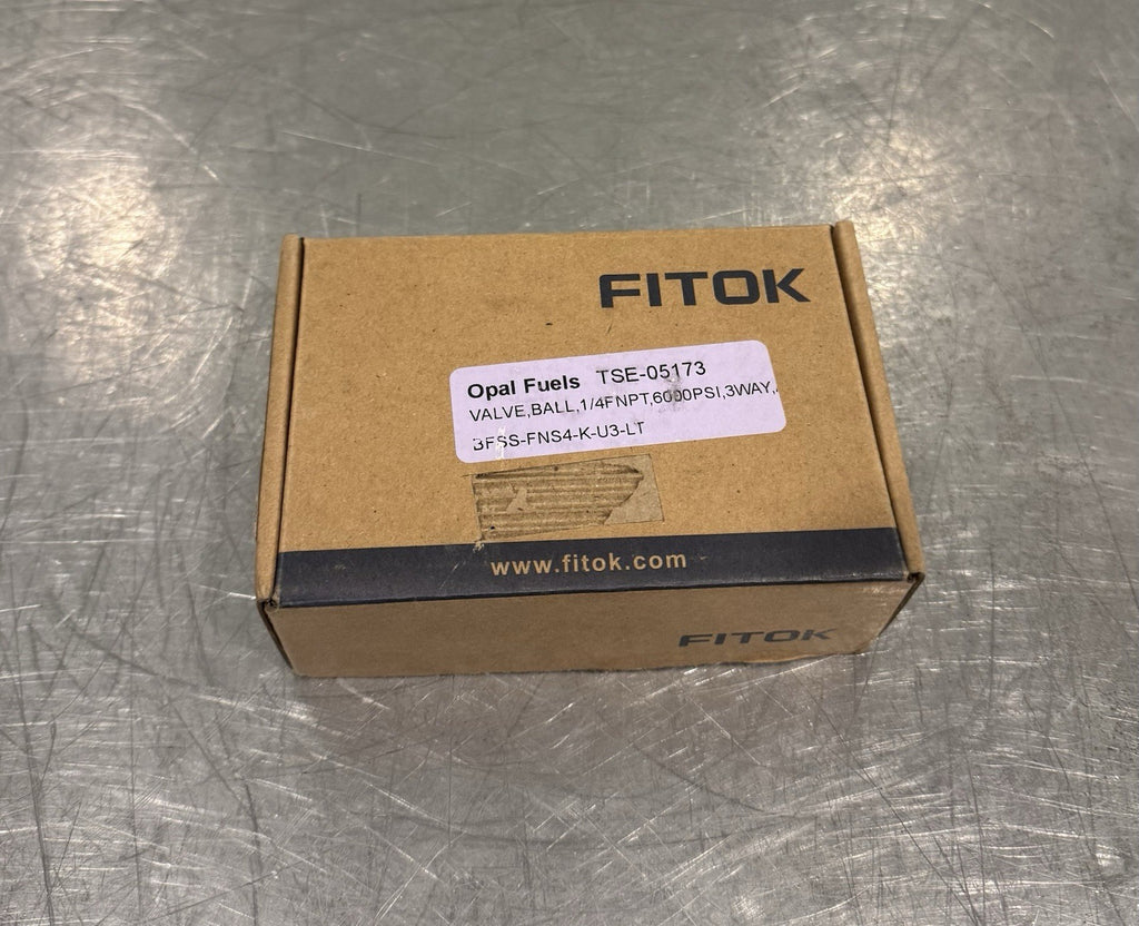 Fitok BFSS-FNS4-K-U3-LT Trunnion Ball Valve NEW IN BOX! FREE SHIPPING!