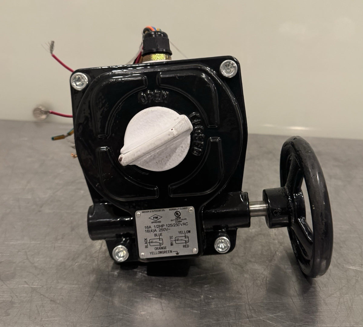 FNW FNW791CP 4 in. Ductile Iron Grooved Gear Operator Butterfly Valve Figure 791