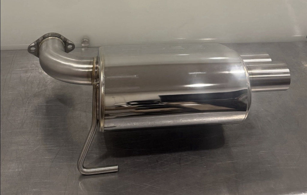 Cobb Muffler Cat Back Exhaust W/ Tips Stainless Steel NEW! FREE SHIPPING! 