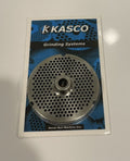 Kasco 32 0 1/8 3.5mm PM Hubbed Meat Grinder Plate NEW! FREE SHIPPING!