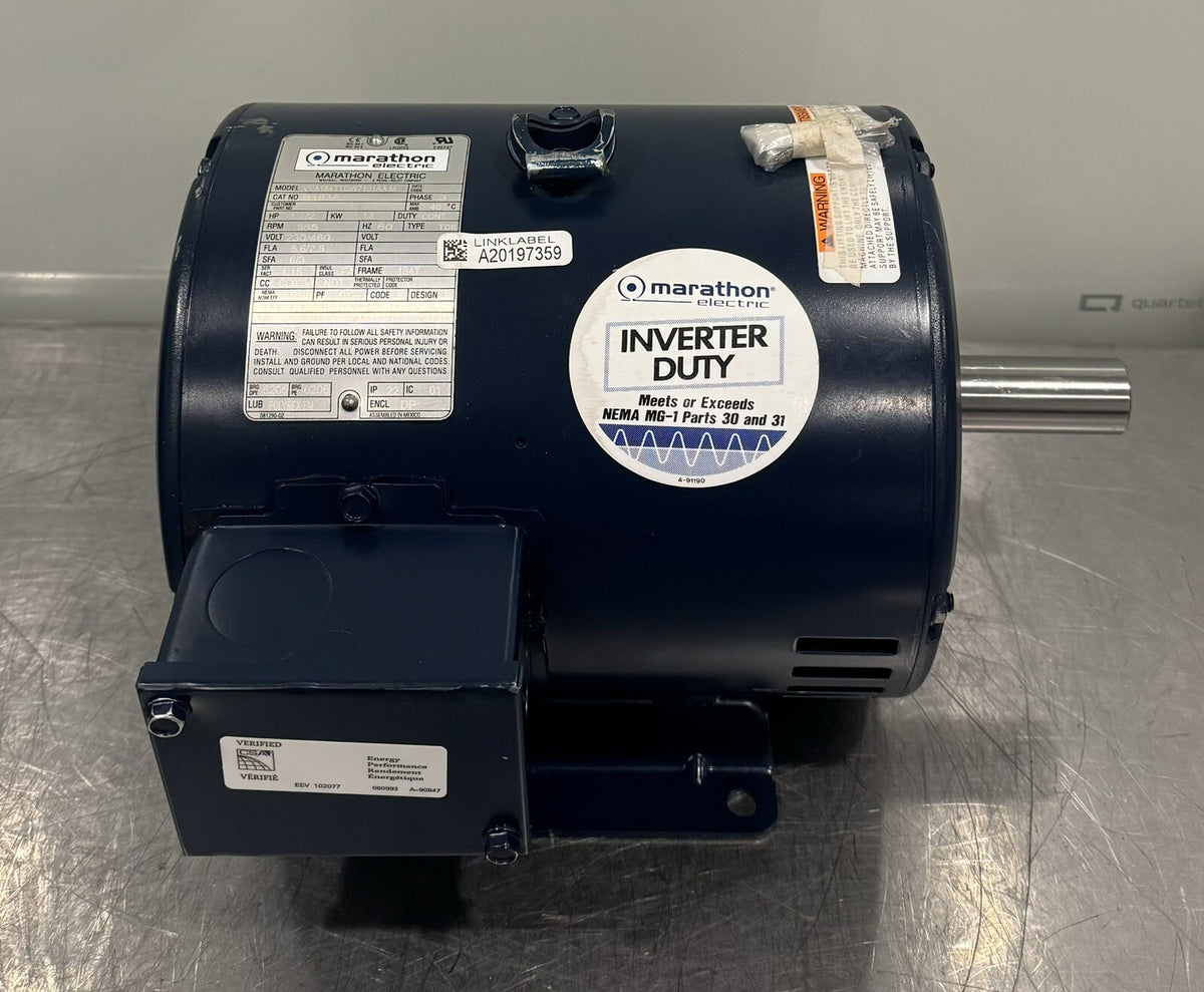 Marathon H183A Electric Motor 1.5HP 865 RPM 230/460V NEW! FREE SHIPPING!