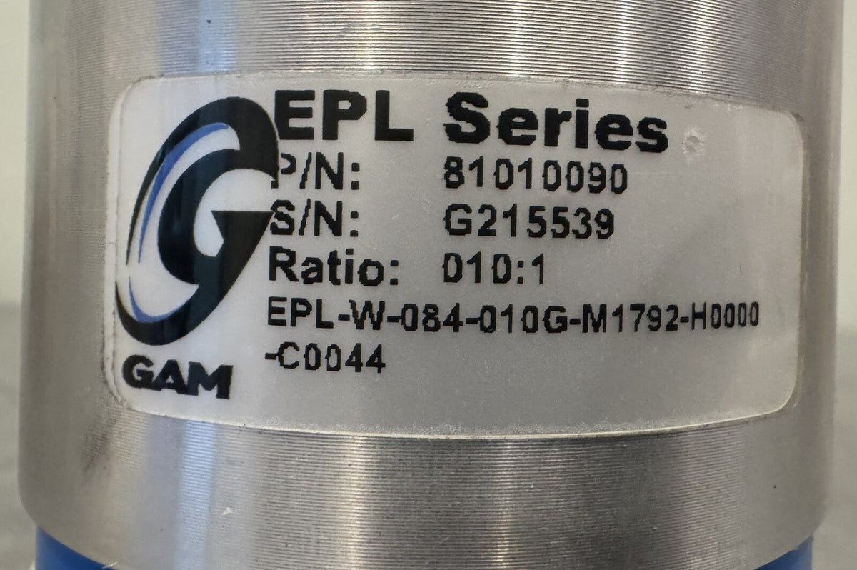 GAM EPL-W-084-010G-M1792-H0000-C0044 Inline Planetary Gearbox NEW!