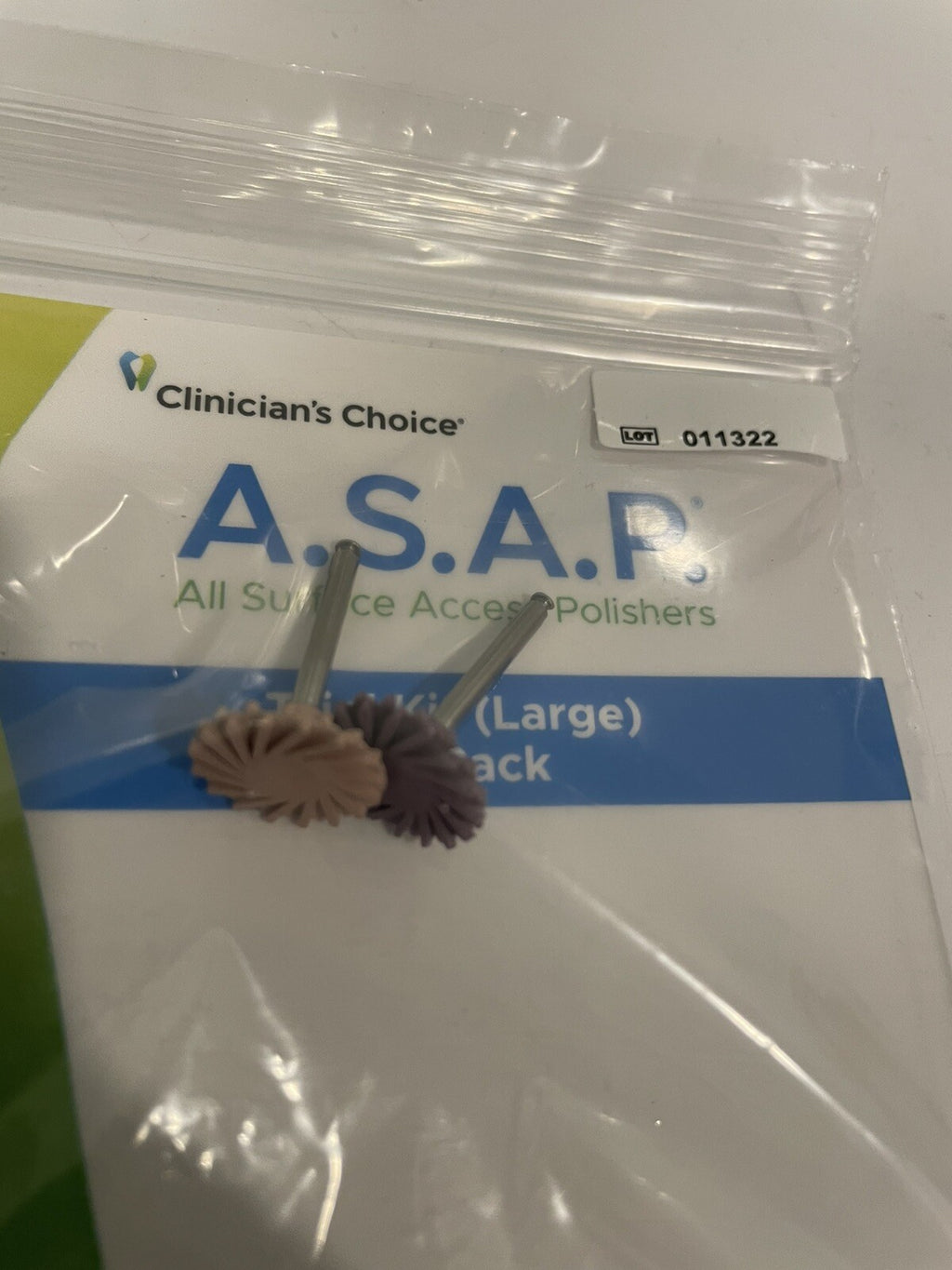 Clinicians Choice 130911 All Purpose Access Polishers 2 PACK NEW!