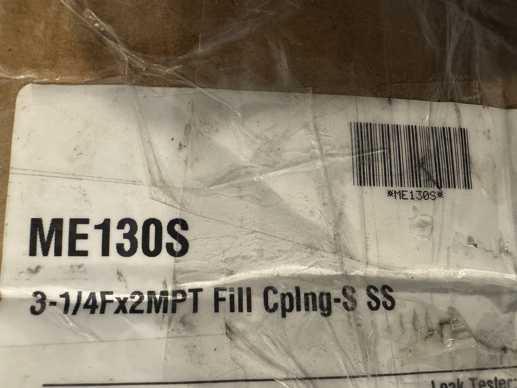 Marshall Excelsior ME130S Filler Coupling 3-1/4F X 2MPT NEW! FREE SHIPPING!
