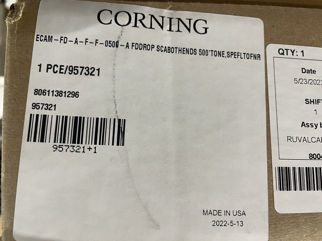 Corning ECAM-FD-A-F-F-0500-A External Cable ASSY Module 80611381296 NEW!