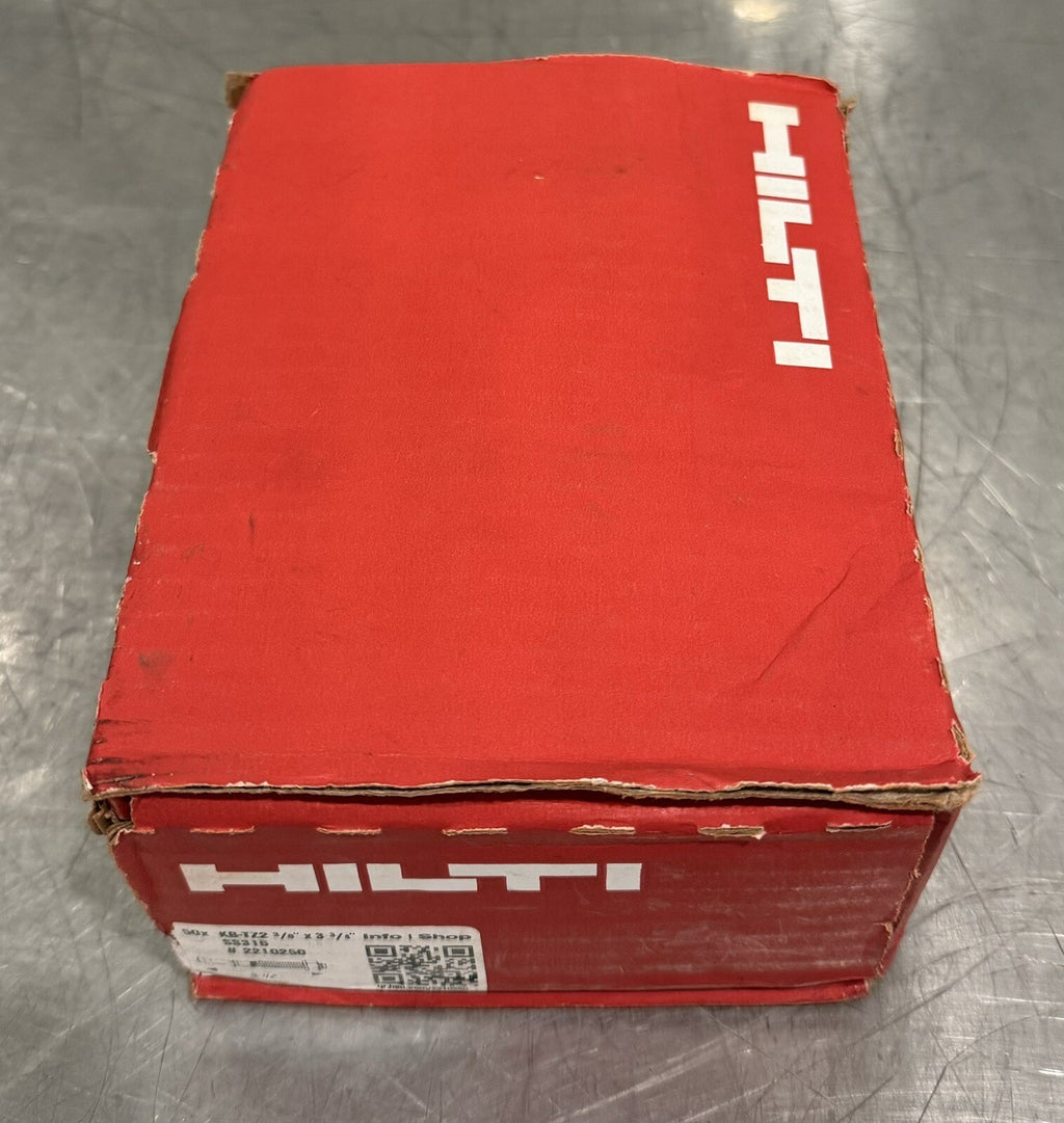 Hilti 2210250 Concrete Anchors Stainless 3/8 X 3-3/4 50 PACK NEW! FREE SHIPPING!