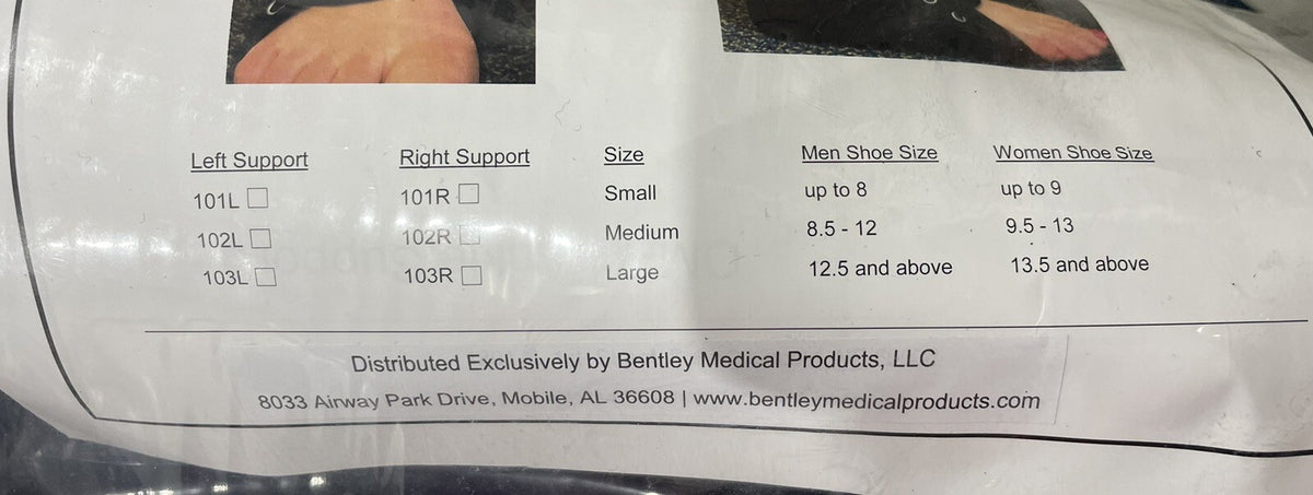 Optima OM-71-101L Ankle Support Brace Small Left Rehab NEW! FREE SHIPPING!