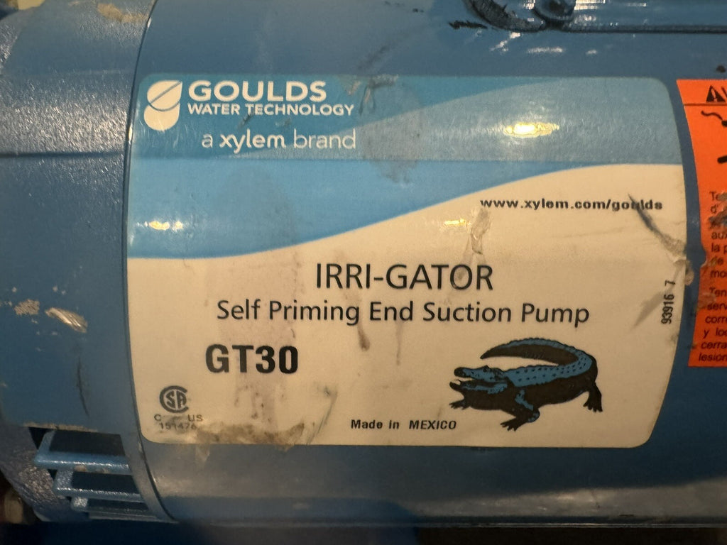 Goulds GT30 Pump Irrigator Centrifugal Pump DAMAGED MOTOR NEW! FREE SHIPPING!