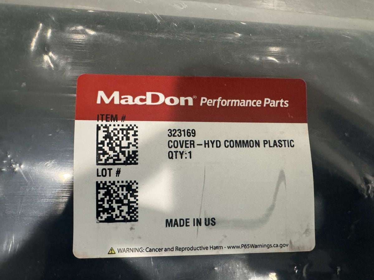 MacDon 323169 Cover Hydraulic Common Plastic Genuine NEW! FREE SHIPPING!