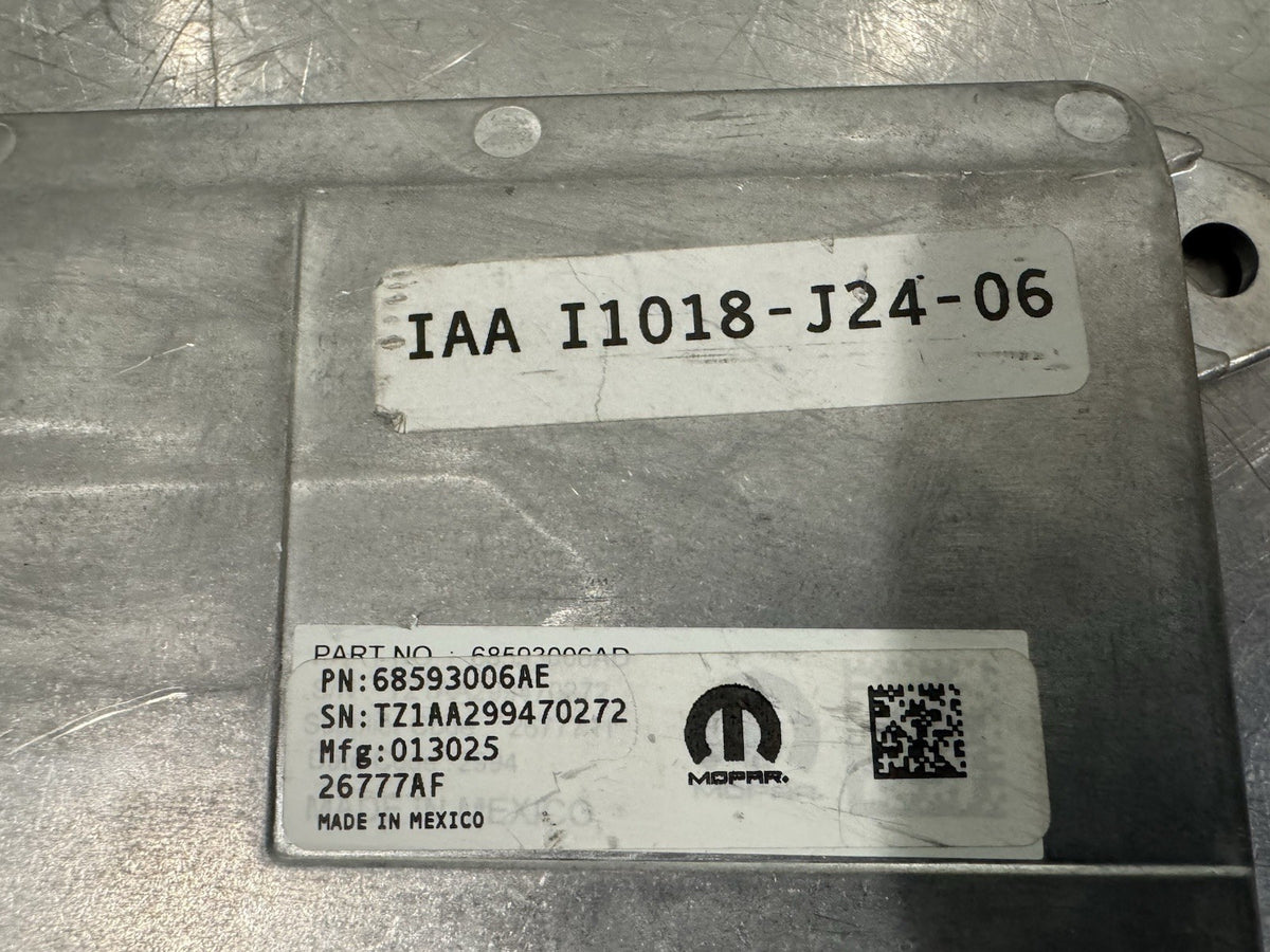 Mopar 68593006AE Amplifier Active Noise Cancelling Genuine NEW! FREE SHIPPING!
