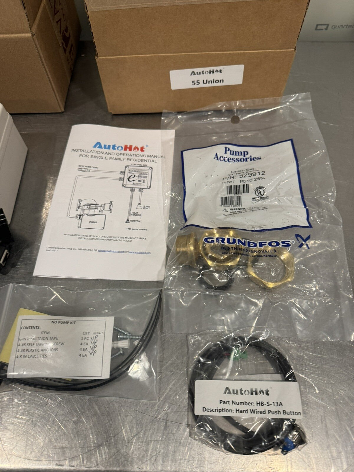 Enovative DR055U AutoHot On-Demand Hot Water Pump System NEW IN BOX!