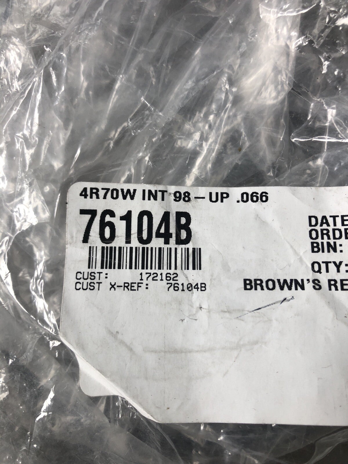 76104B 4R70W INT 98-UP .066” Clutch Plate NEW!! FREE SHIPPING!!
