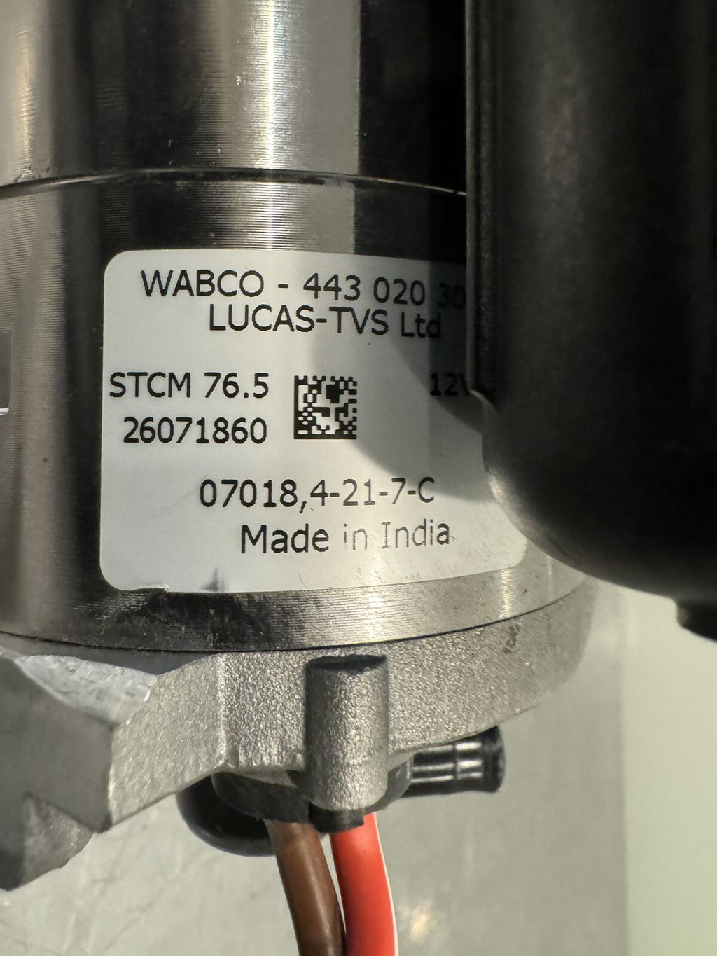 Wabco 415406606 Compressor 4154066061 Lucas-TVS 4430203071 NEW! SHIPS FREE!