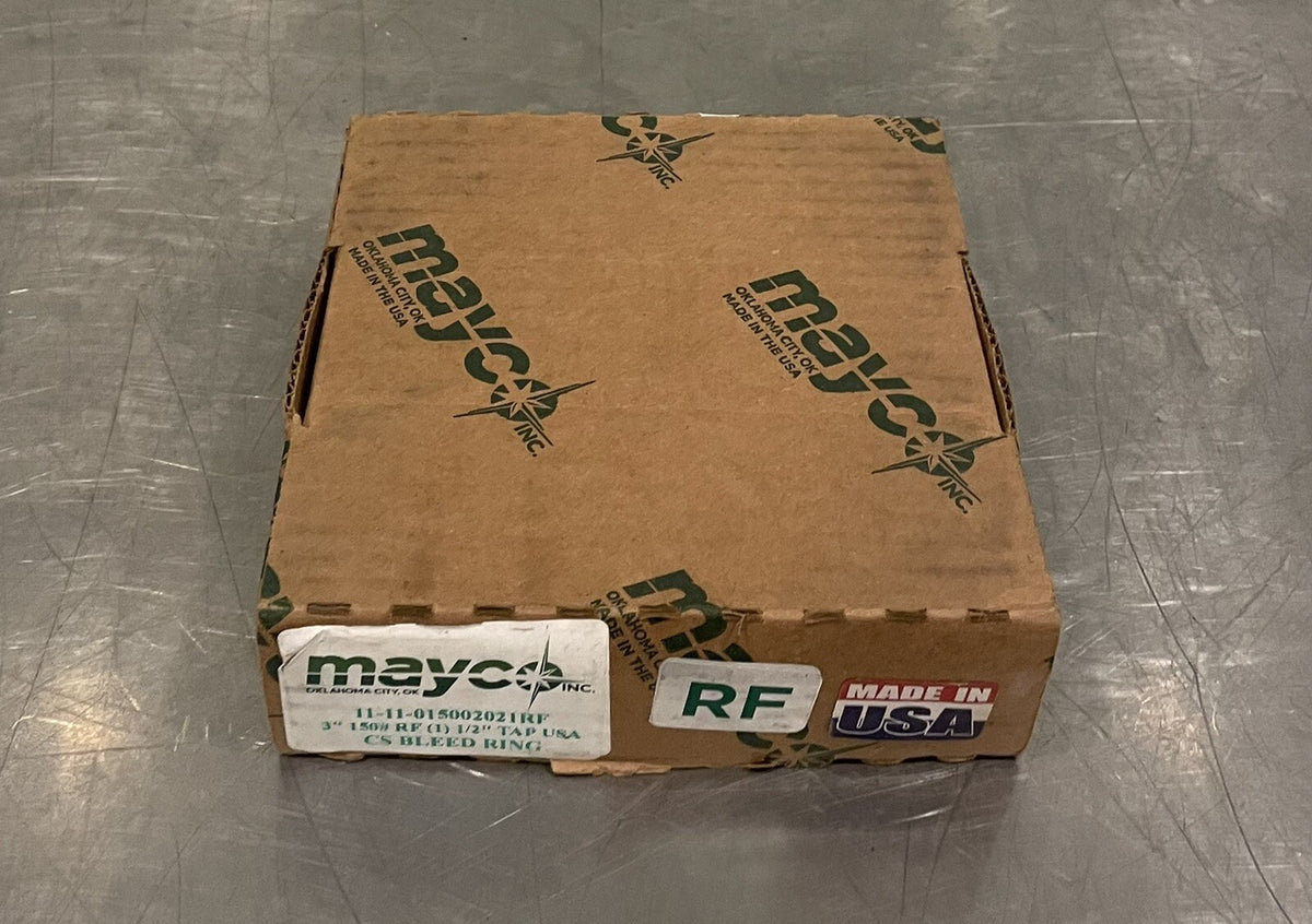 Mayco CS Bleed Ring 3” 150# RF 1/2” TAP 11-11-015002021RF NEW! FREE SHIPPING!