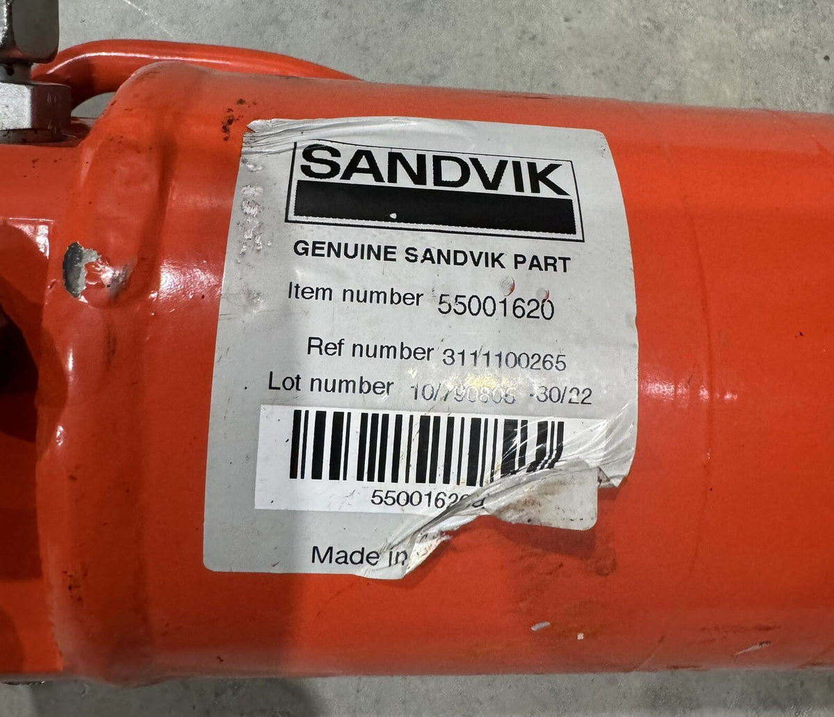 Sandvik 55001620 Hydraulic Tilt Cylinder Drilling Mining NEW! FREE SHIPPING!