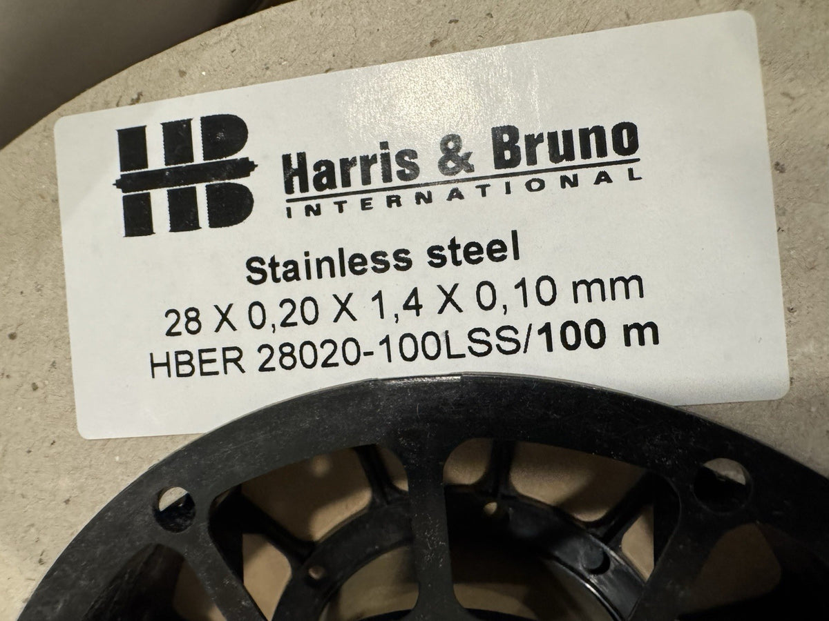 Harris & Bruno C4188 Lamella Doctor Blade SS HBER 28020-100LSS/100 NEW!