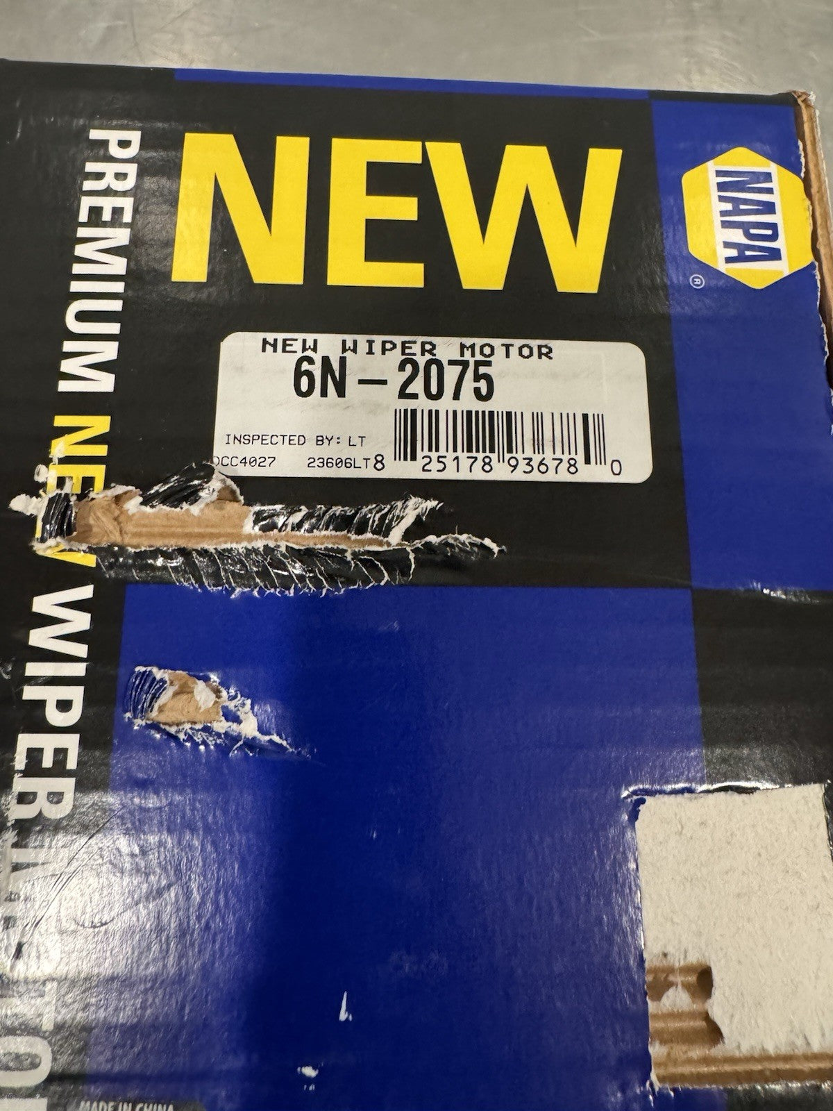 Napa 6N-2075 Wiper Motor Genuine 6N2075 Ford Mercury NEW! FREE SHIPPING!
