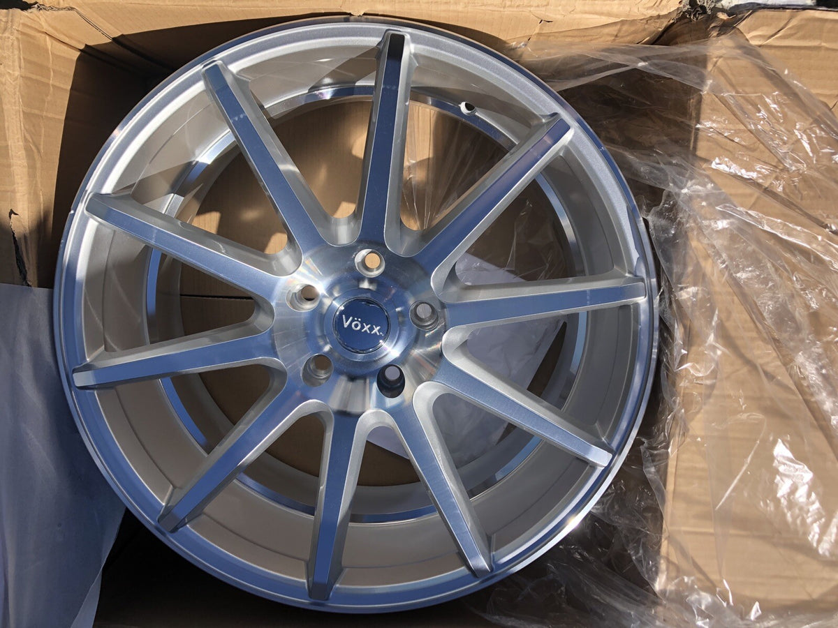 Voxx 21” Silver Machined Face Rim 21x10.0 5x130 Hub 71.6 DAN 210-5130-50 SMF NIB