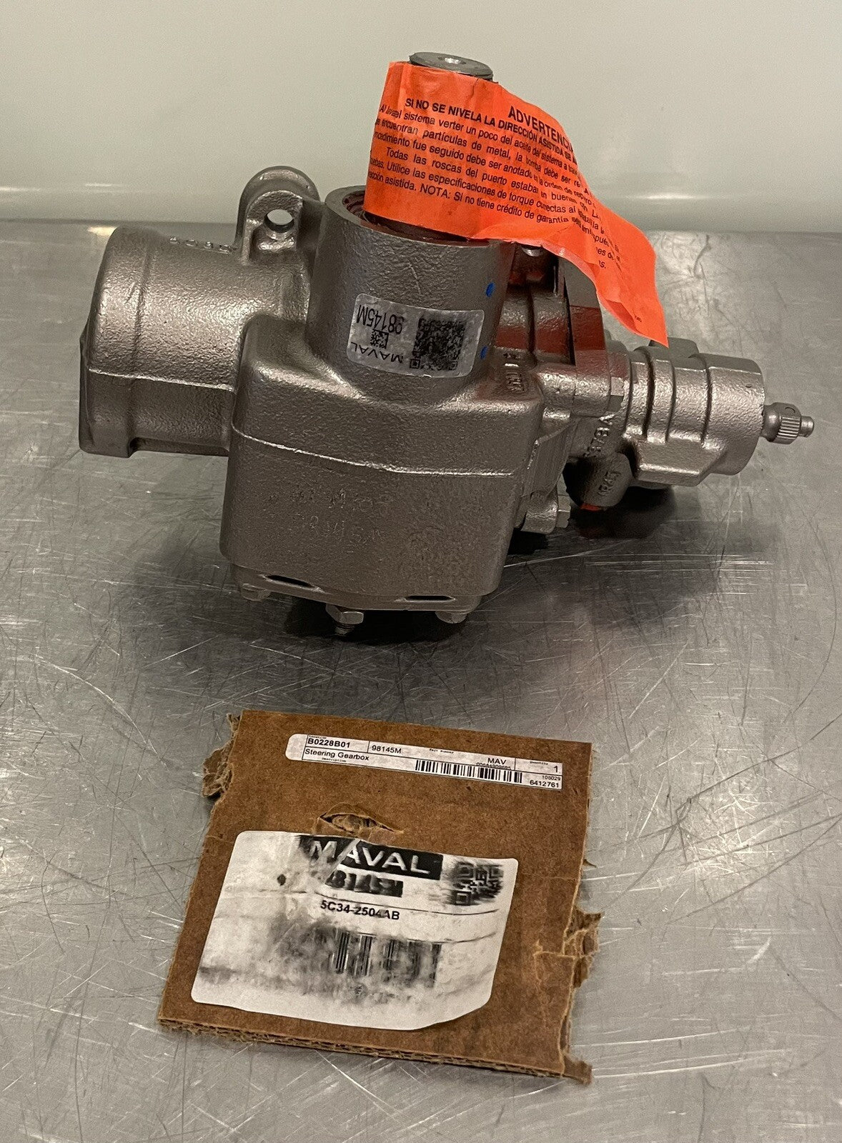 Maval 98145M Steering Gear Box NO CORE! NEW REMAN! FREE SHIPPING!