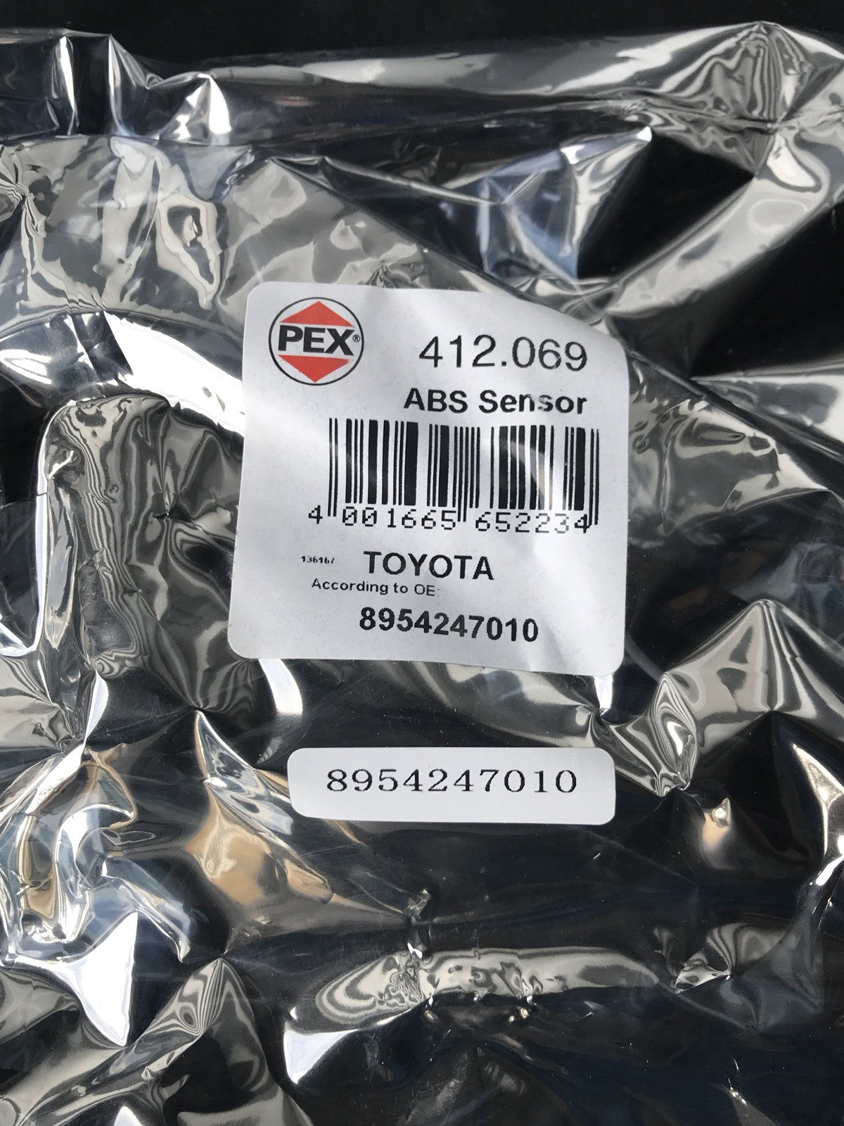 Beck/Arnley 084-4669 ABS Speed Sensor Toyota Prius 2001-03 NEW IN BOX