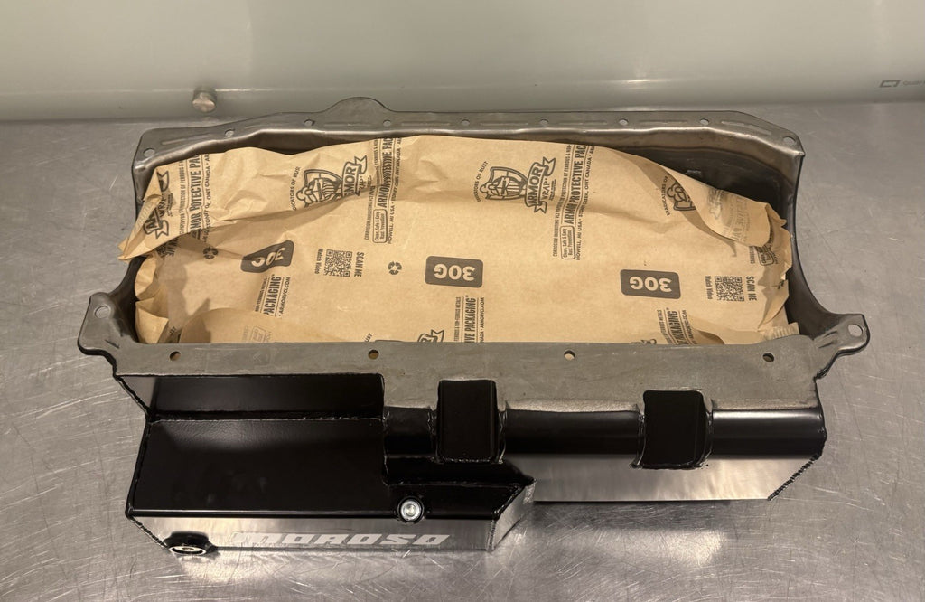 Moroso 21333 Oil Pan Rear Main Circle Track Small Block Chevy NEW IN BOX!