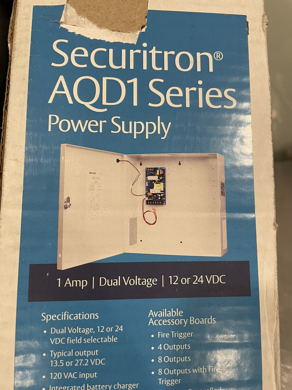 Securitron AQD1 Power Supply Assa Abloy 12VDC 24VDC NEW IN BOX! FREE SHIPPING!